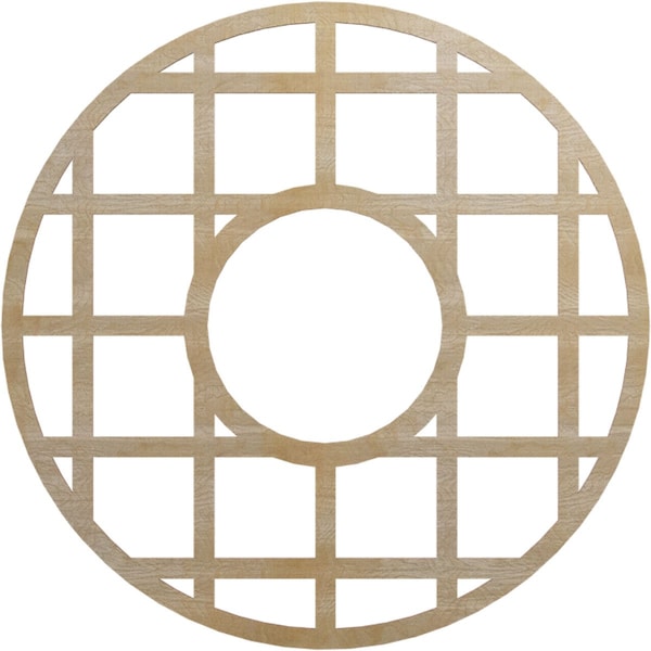 Ekena Millwork O'Neal Wood Fretwork Pierced Ceiling Medallion, Birch, 38"OD x 13 3/4"ID x 3/8"T CMWP38X38X0375ONBI - main